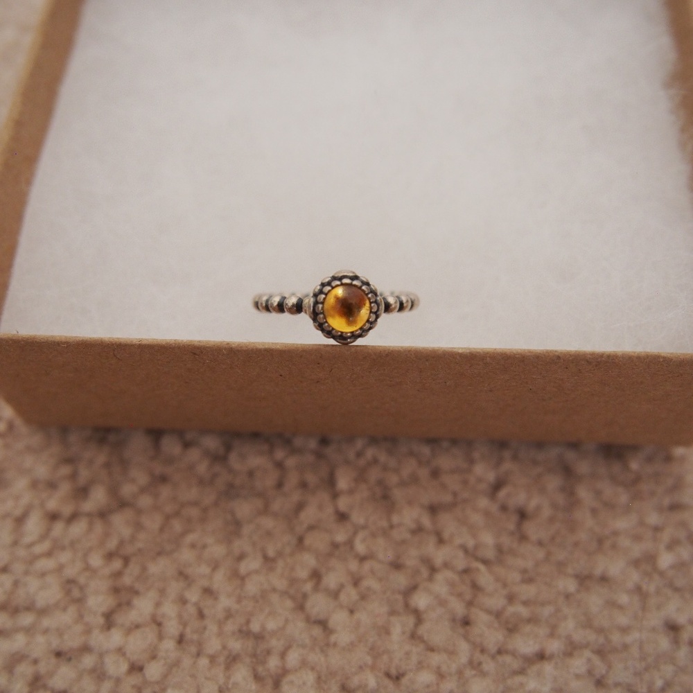 Pandora November Birthstone Ring